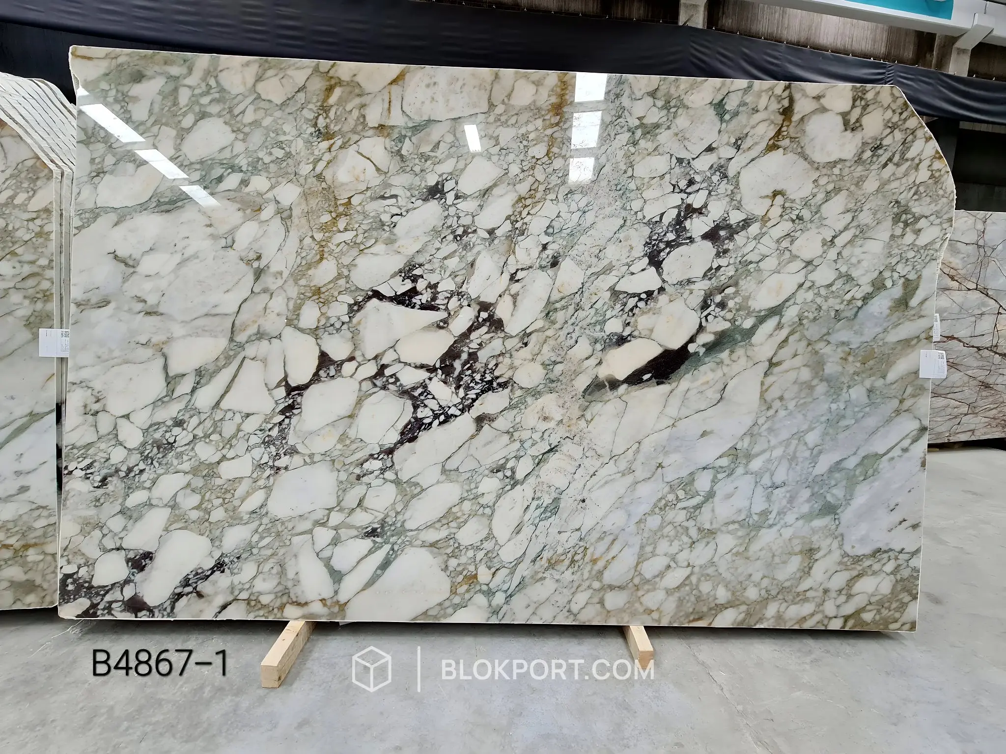 Calacatta Green Lucidato Marmo, foto 1 di 8