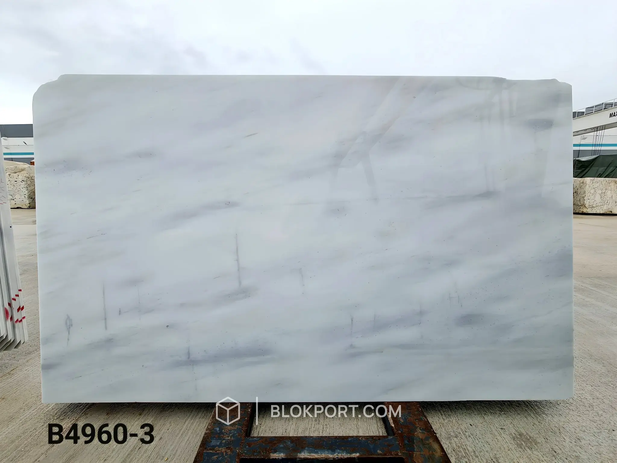 Kemalpasa White Turquoise Poli Marbre, photo 1 sur 4