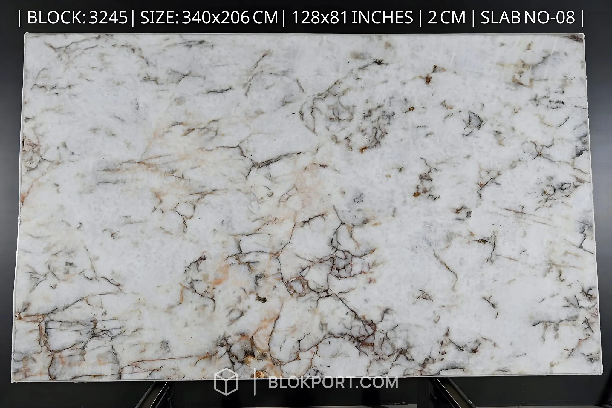 Crystallo Spazio Gepolijst Kwartsiet, foto 1 van 9
