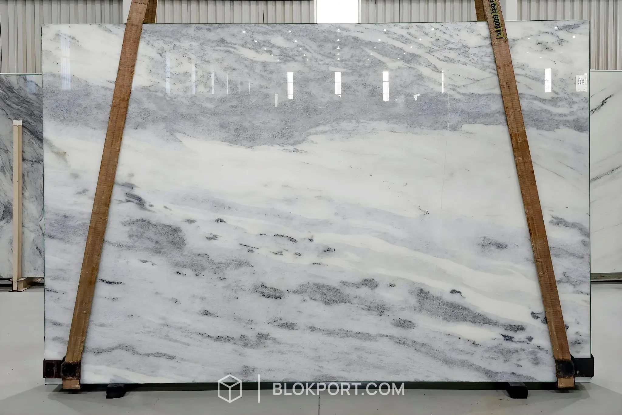 Bianco Impala Polished Marble