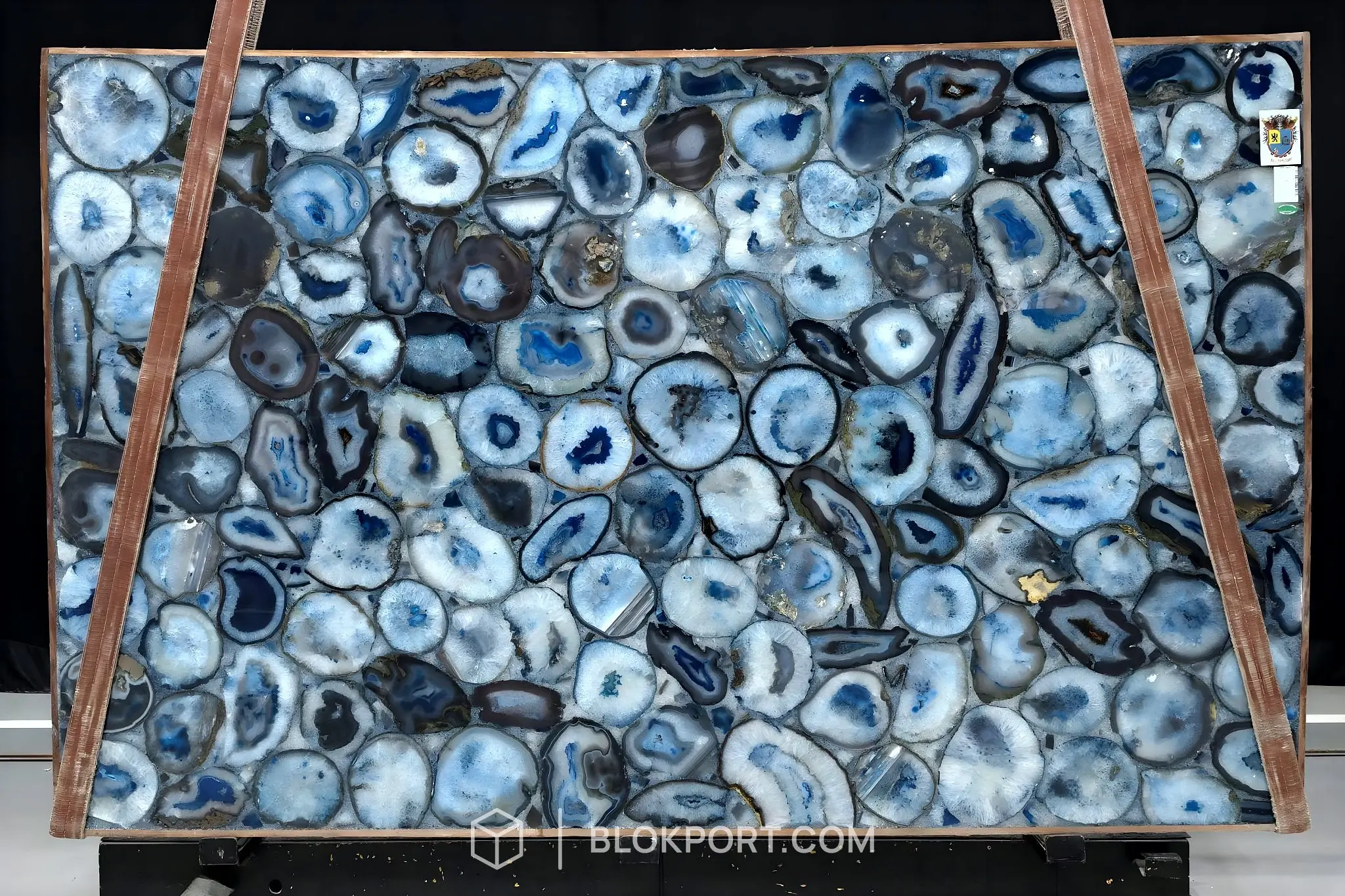 Agata Blue Lucidato Agata