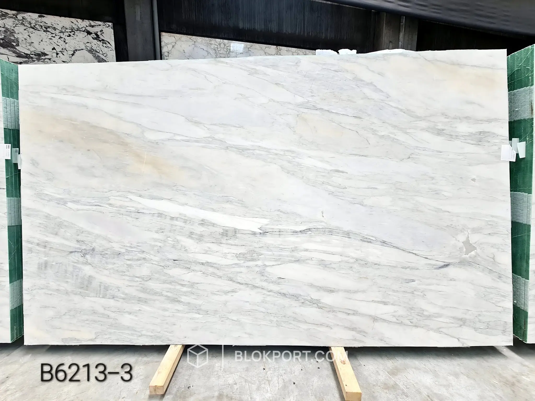 Arabescato Oyster Geschliffen Marmor, Foto 1 von 1