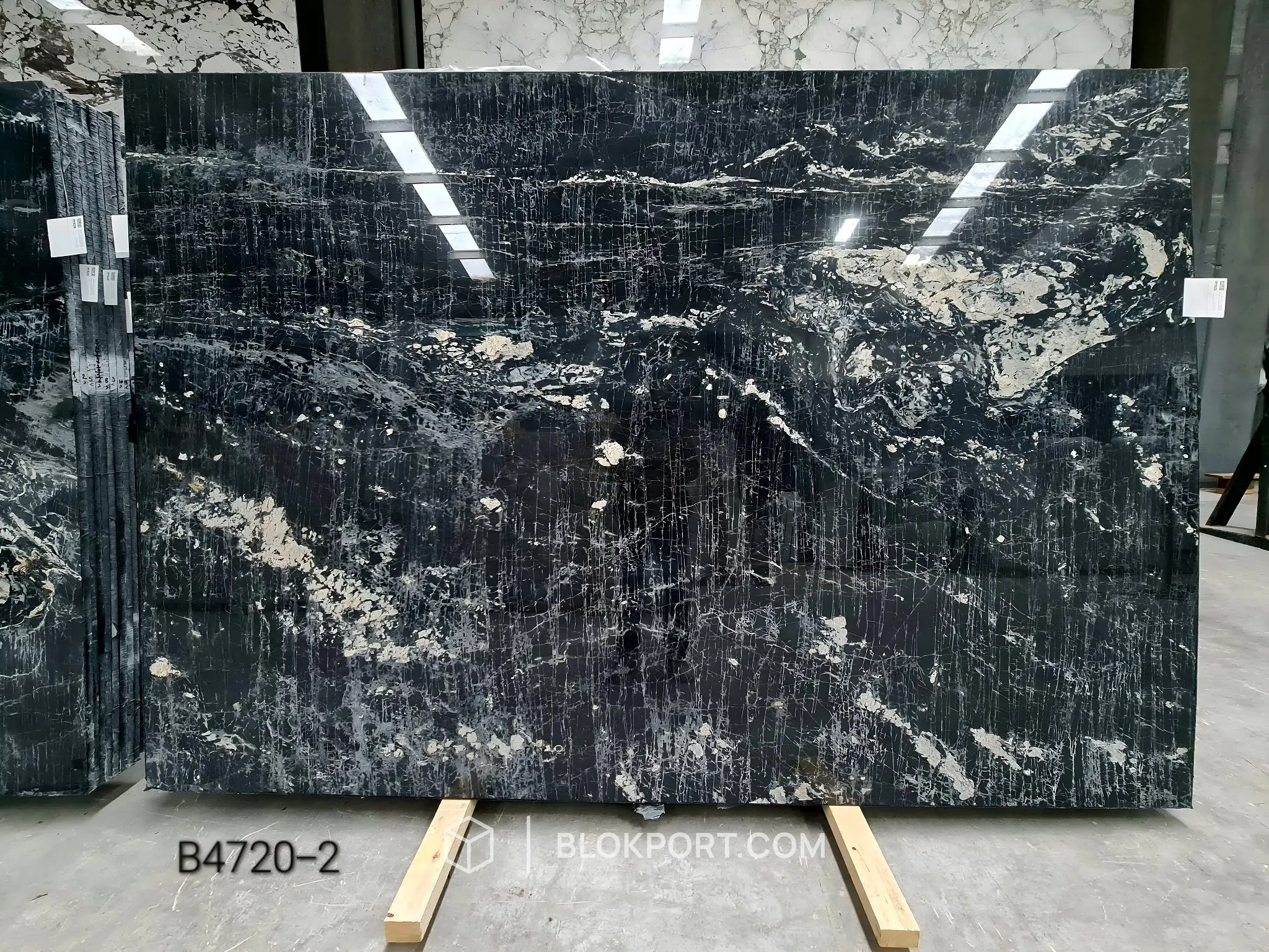 Nero Picasso Poliert Marmor, Foto 1 von 4