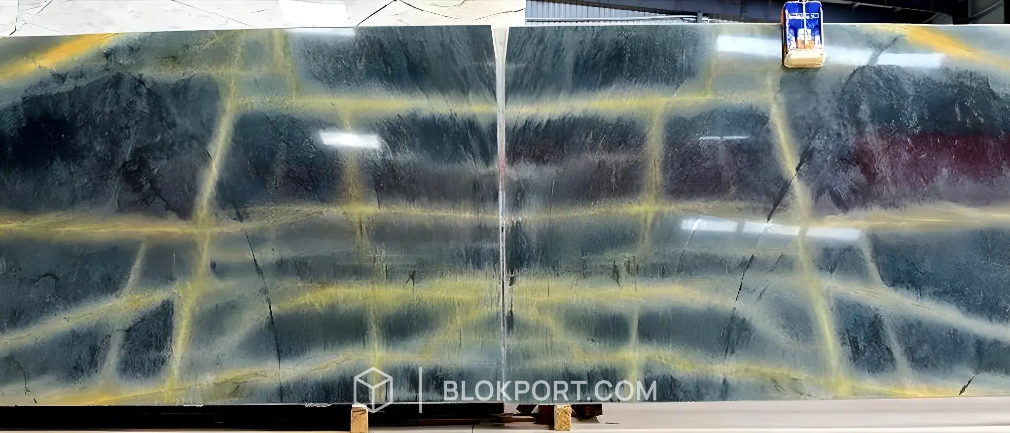 Jade Blue Poliert Quarzit, Foto 1 von 3