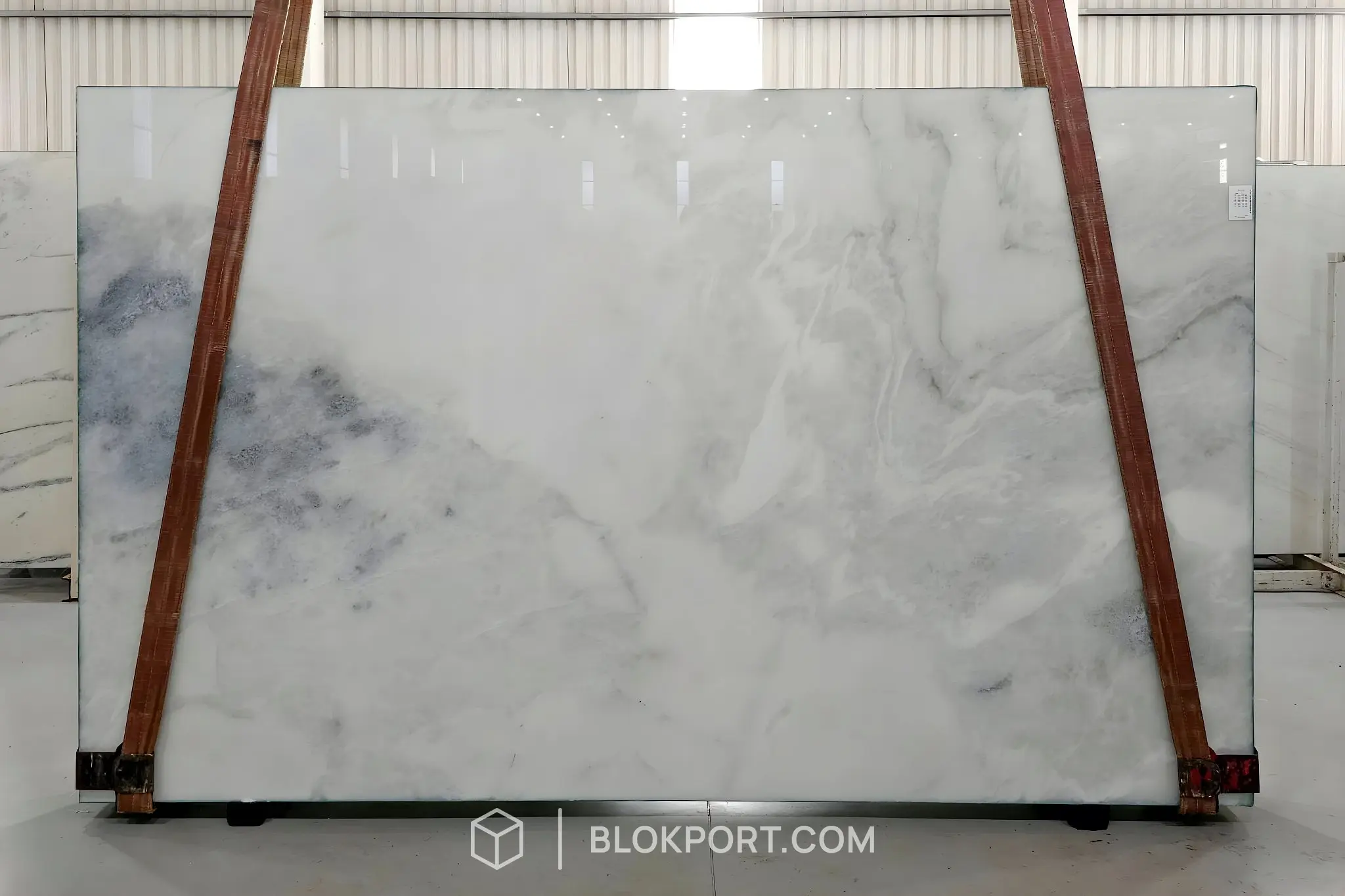 Bianco Impala Polished Marble