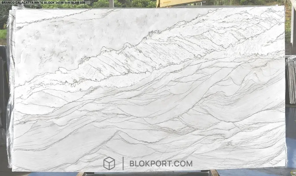 Calacatta White Silk Cilalı Dolomit, 1 numaralı fotoğraf, 1 adet