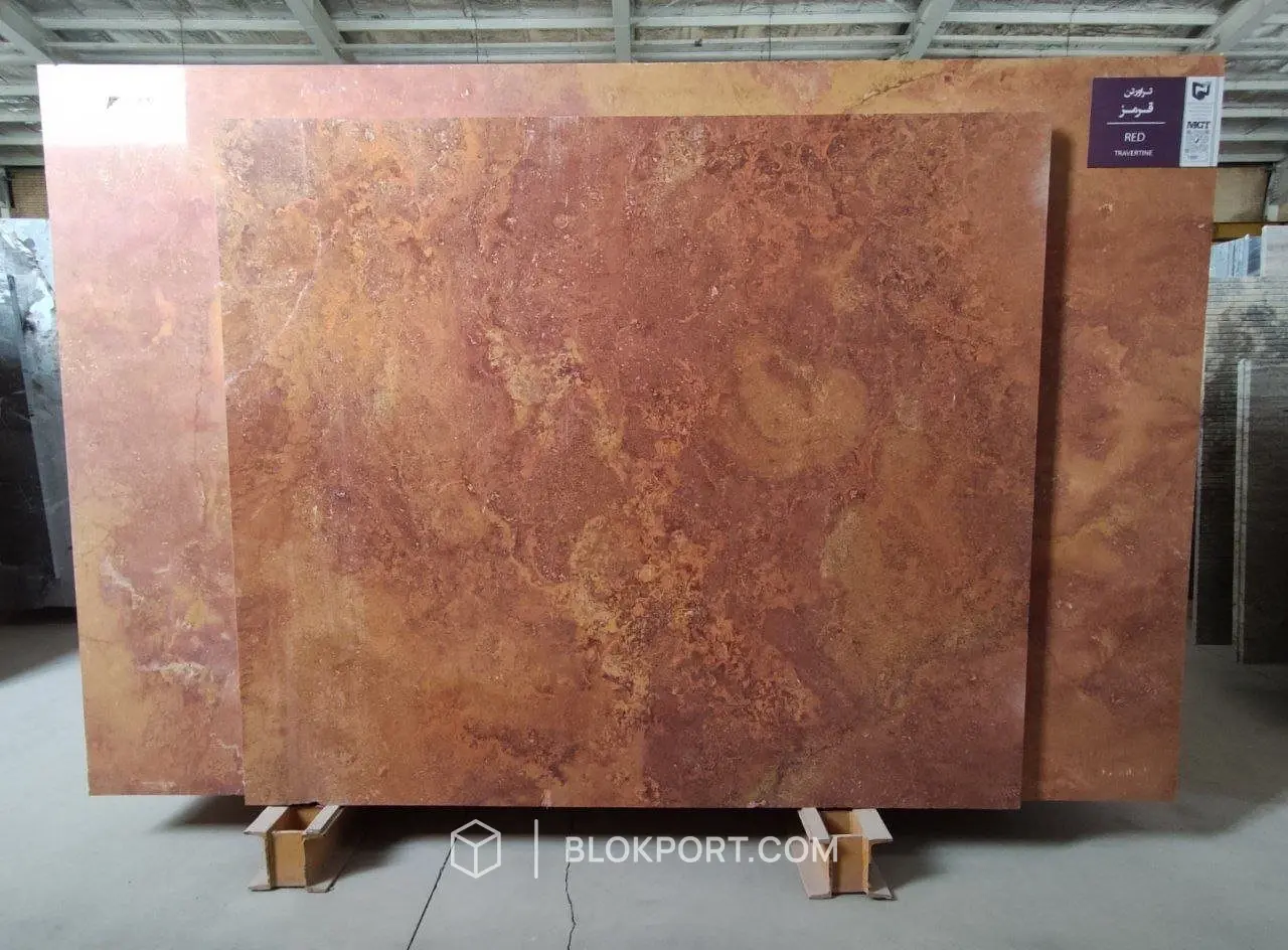 Red Travertine Lucidato, foto 1 di 3