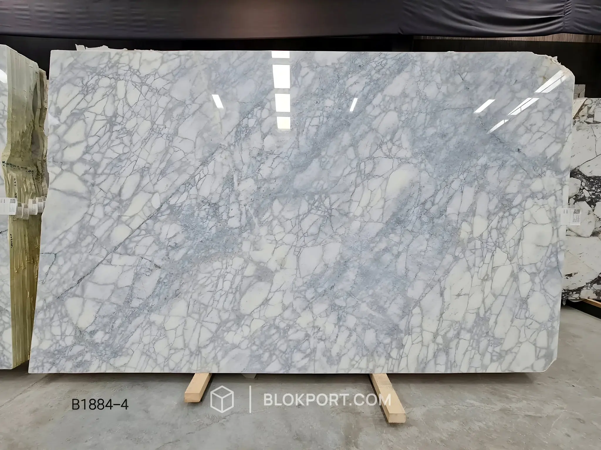 Bianco Venato Poliert Marmor, Foto 1 von 2