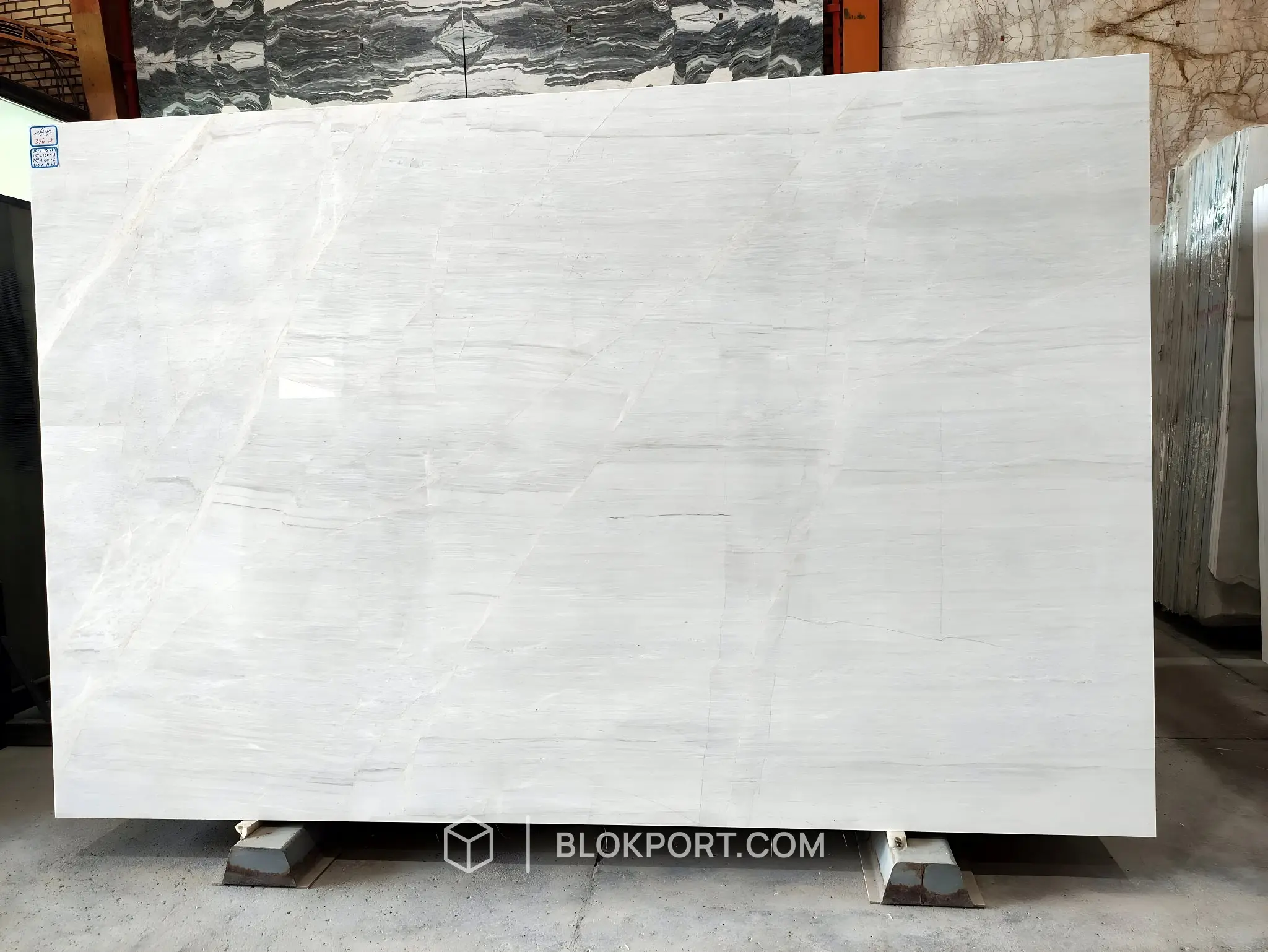 Bianco White Lucidato Marmo, foto 1 di 3