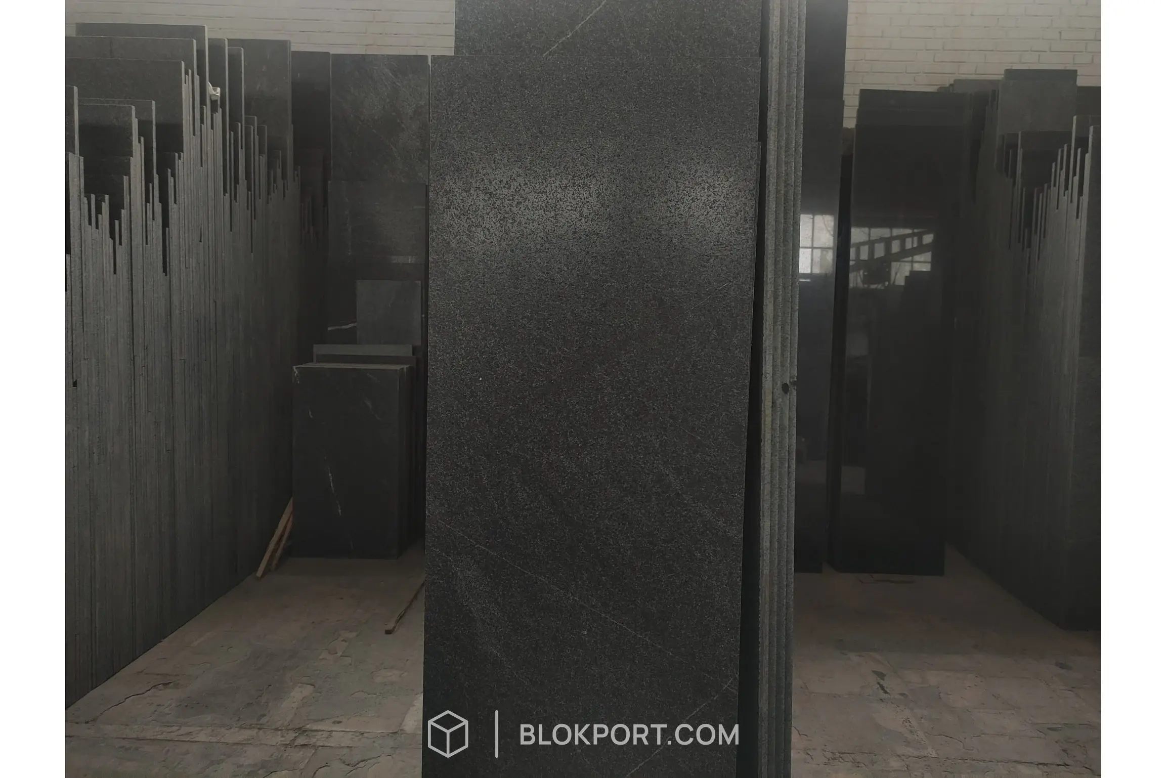 Tiger Black Flamed Granite