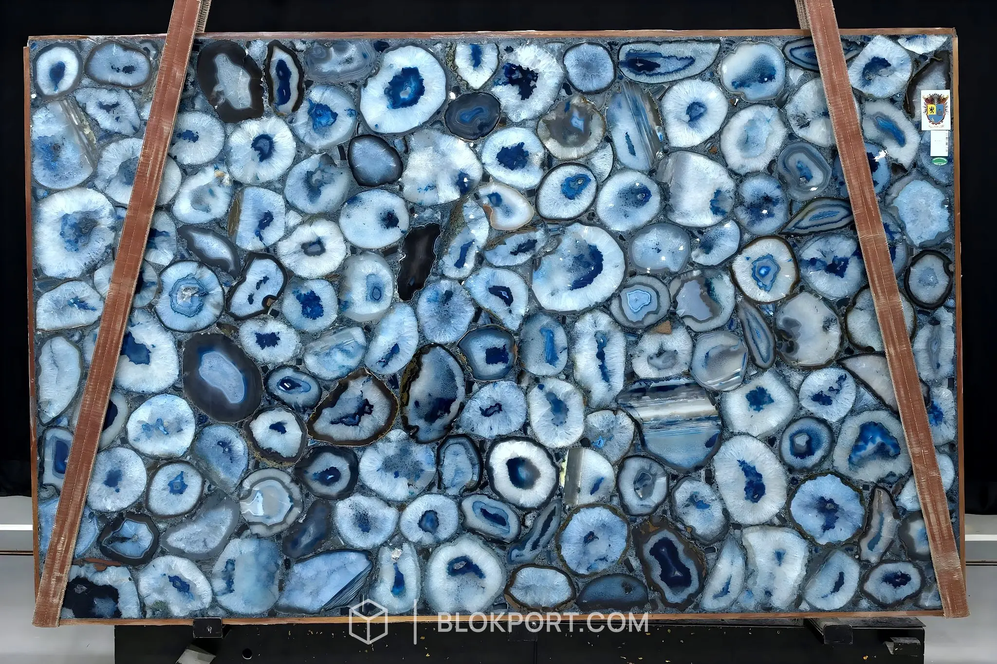 Agata Blue Lucidato Agata