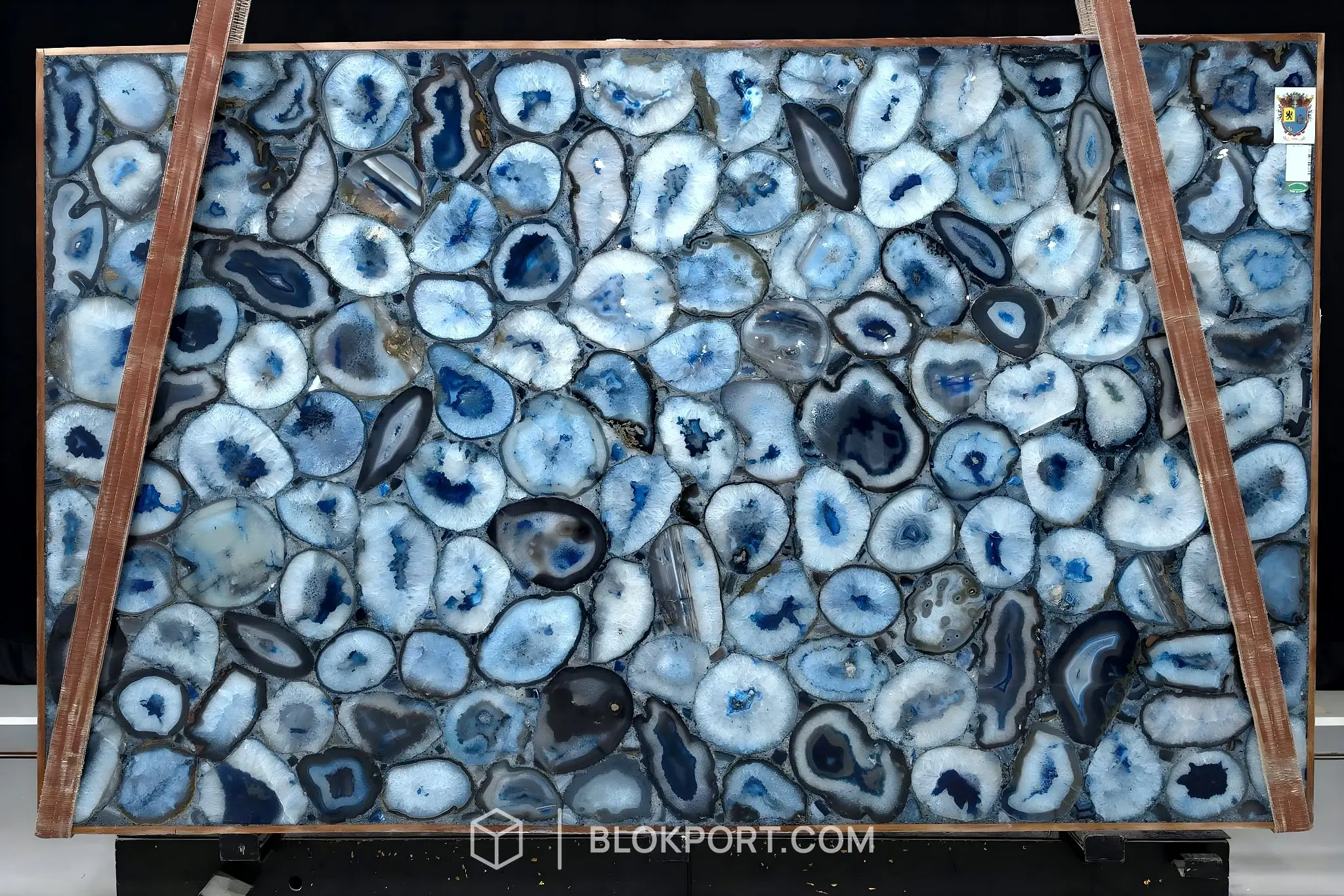 Agata Blue Lucidato Agata