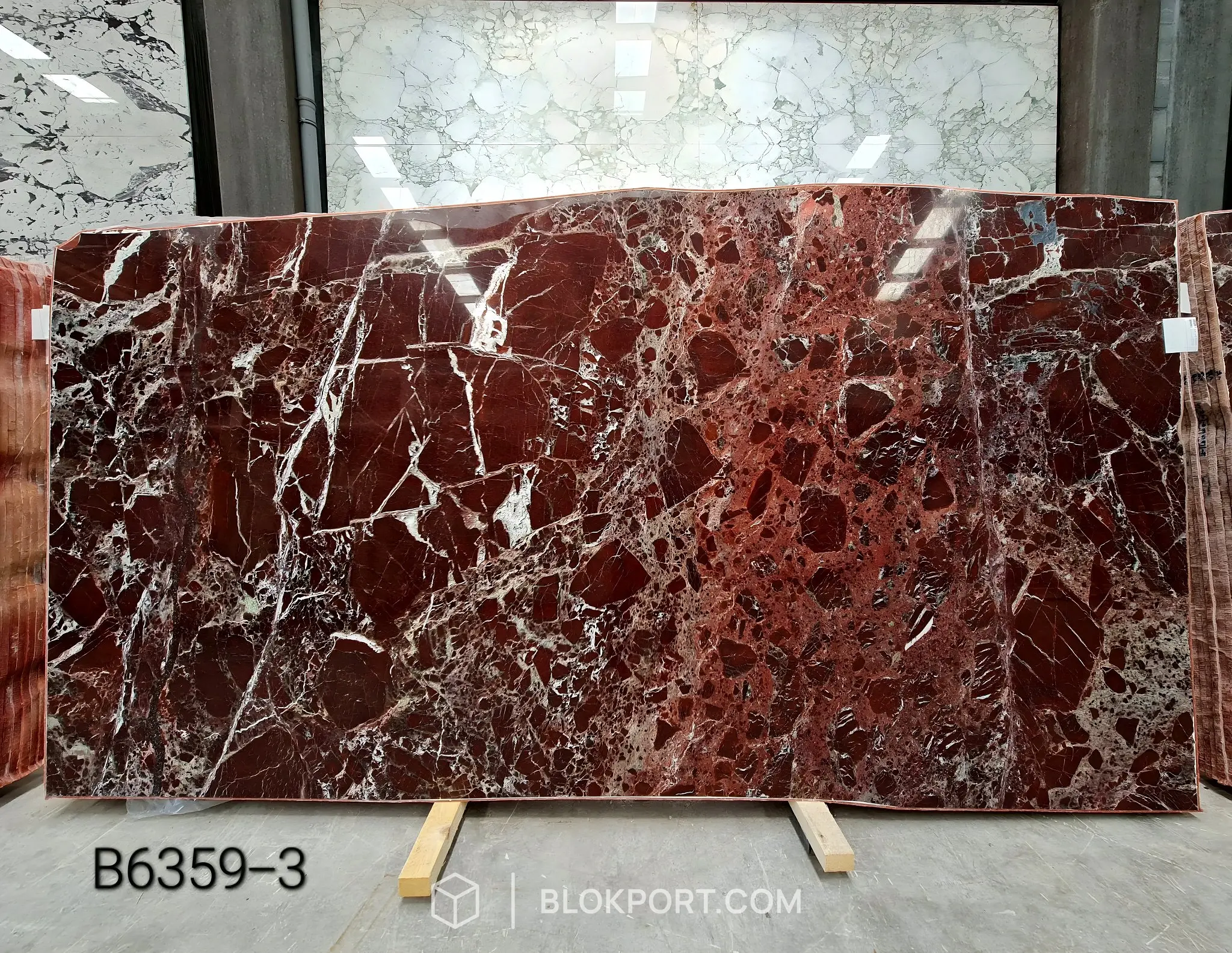 Rosso Levanto Poliert Marmor, Foto 1 von 57