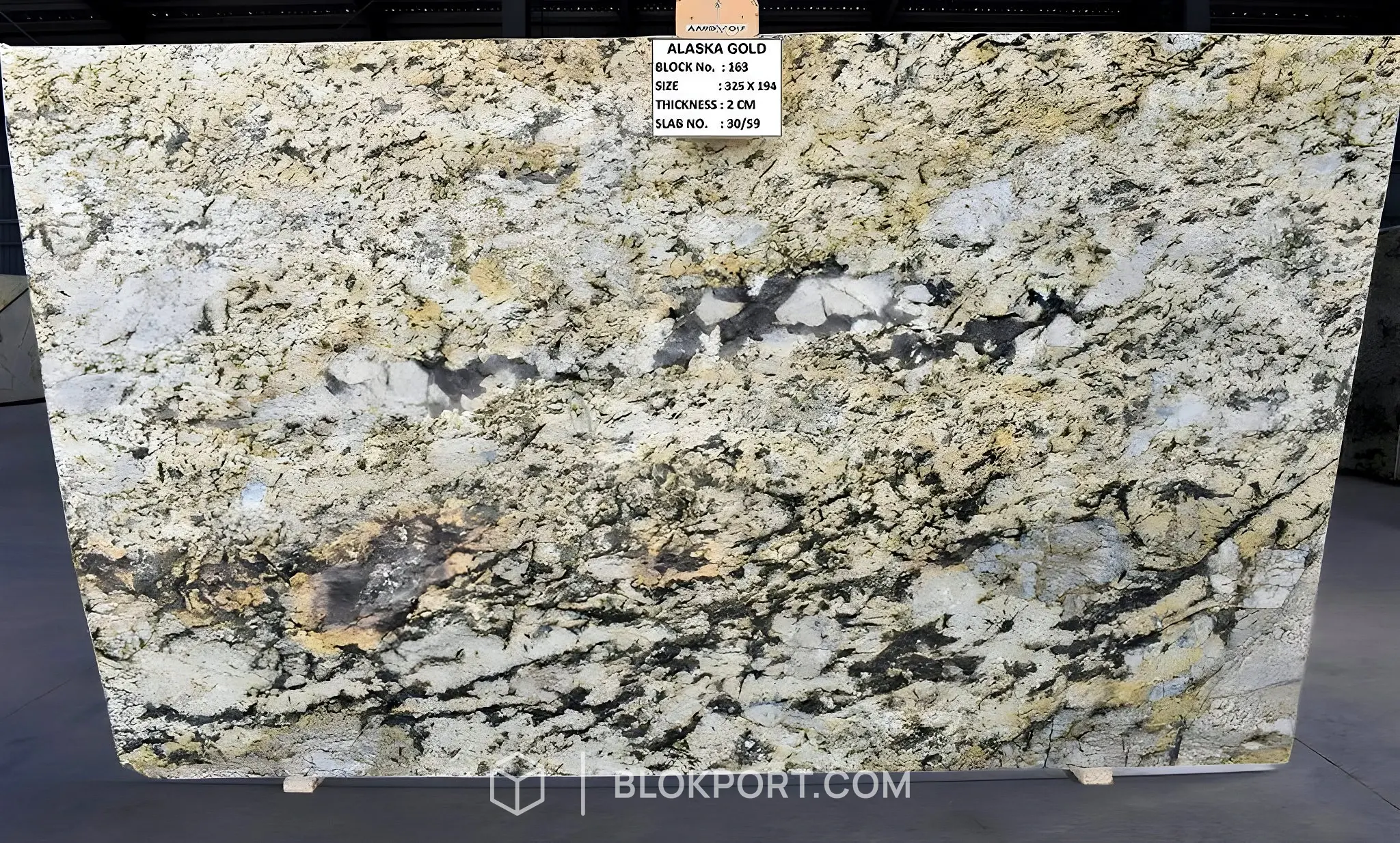 Giallo Alaska Poli Granit, photo 1 sur 3
