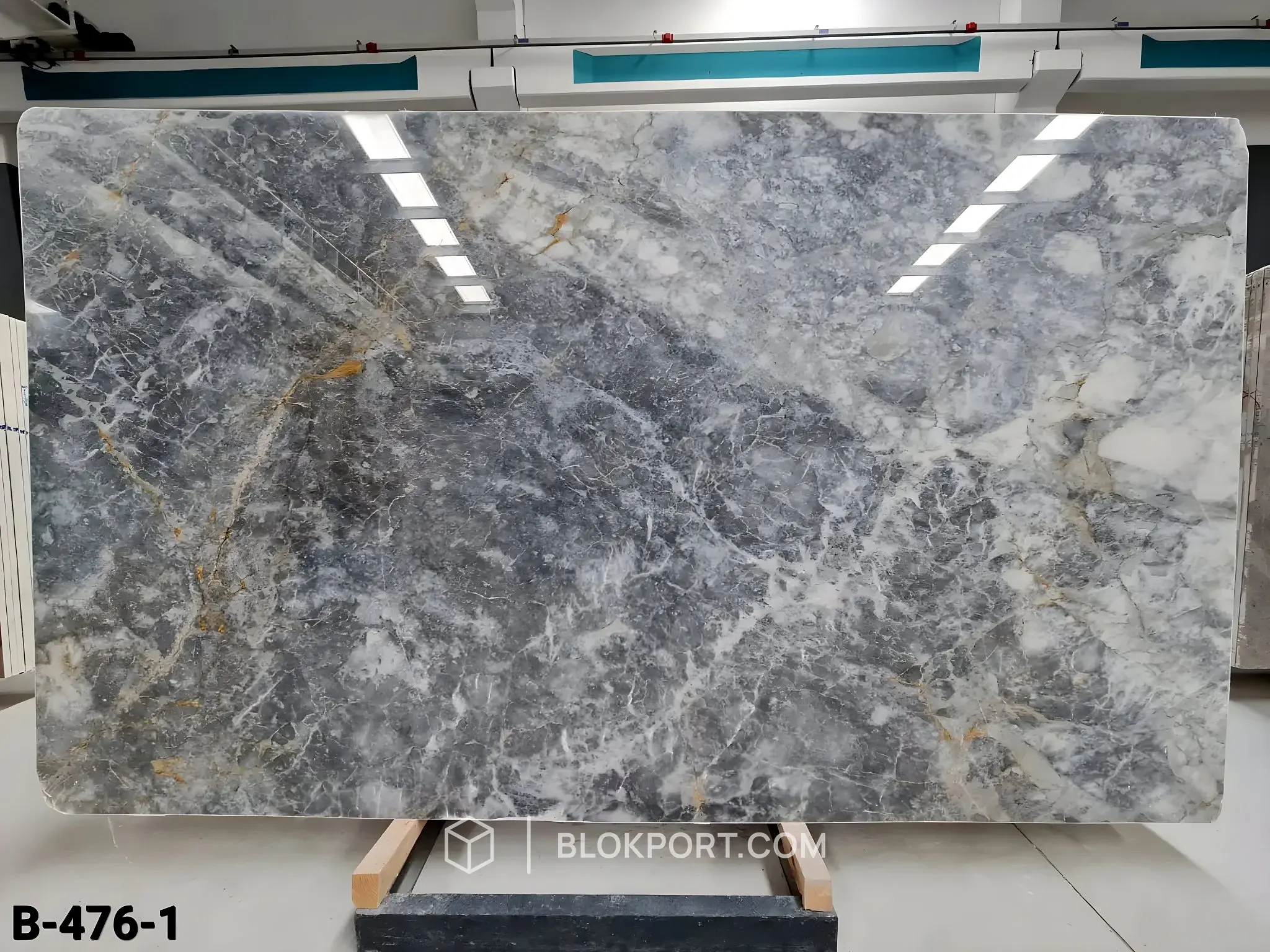 Grey Vernal Poliert Marmor, Foto 1 von 14