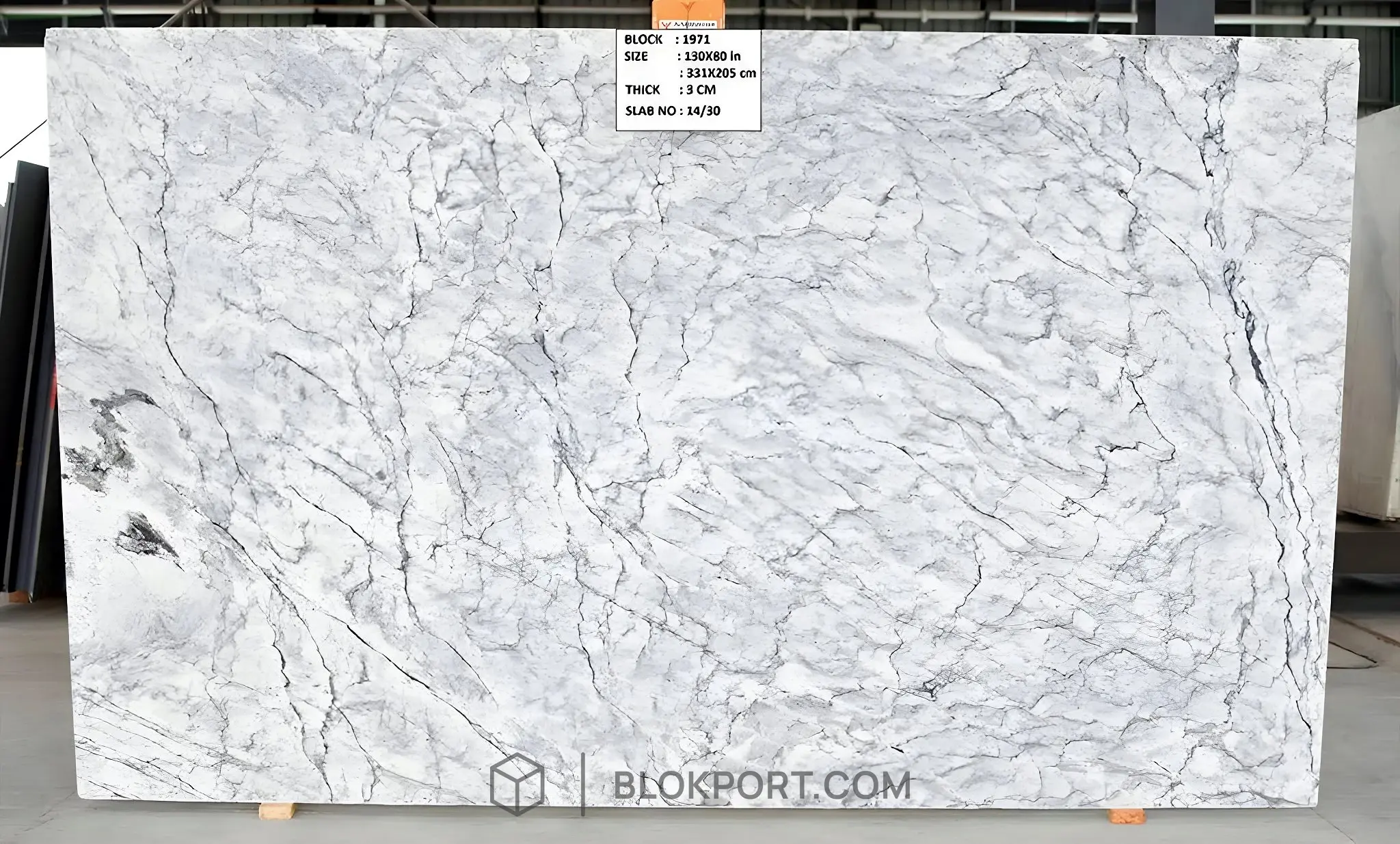 Snowflake White Lucidato Marmo, foto 1 di 3