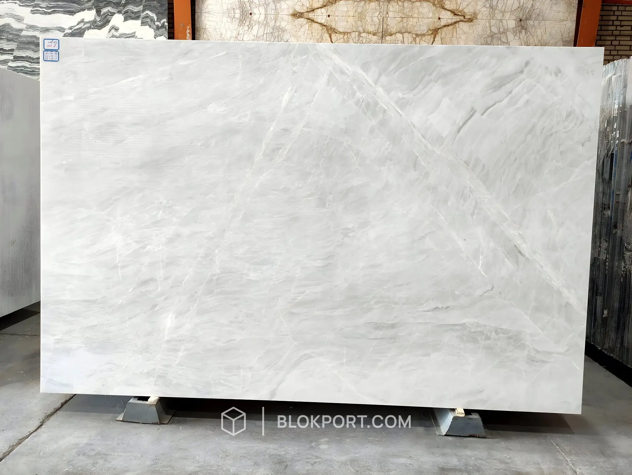 Bianco White Lucidato Marmo, foto 1 di 3