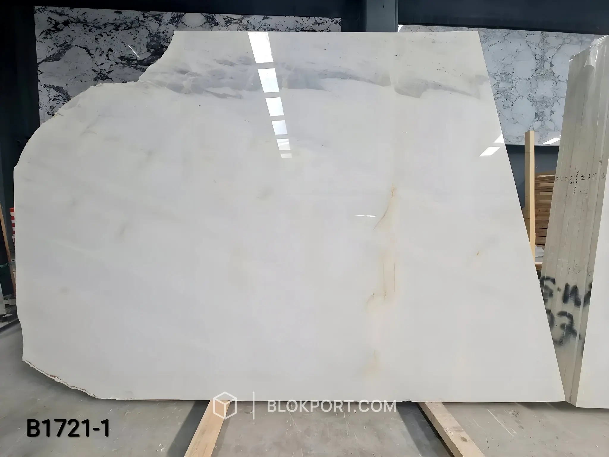 Bianco Allegro Cilalı Mermer, 1 numaralı fotoğraf, 4 adet