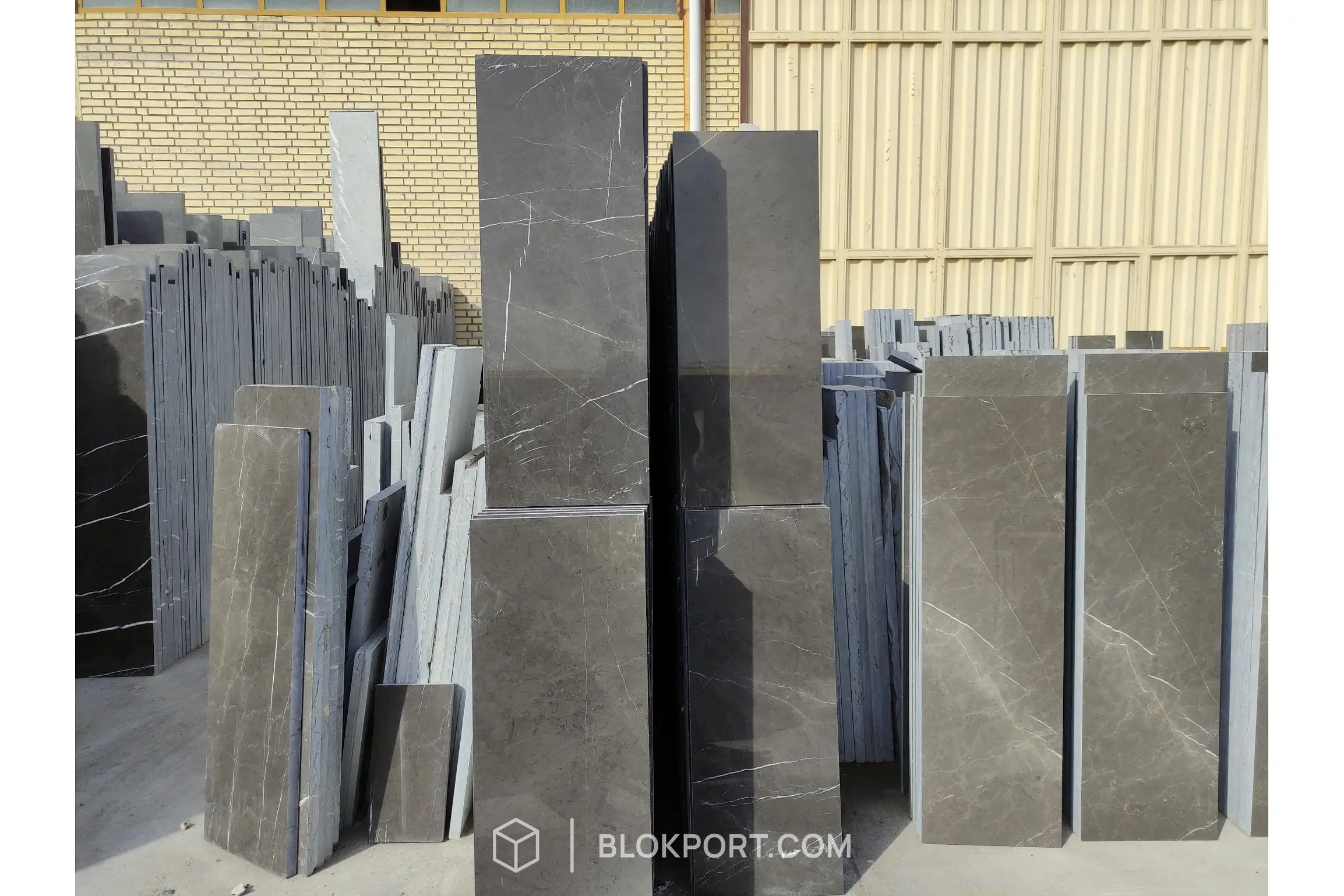 Pietra Grey Polished Marble