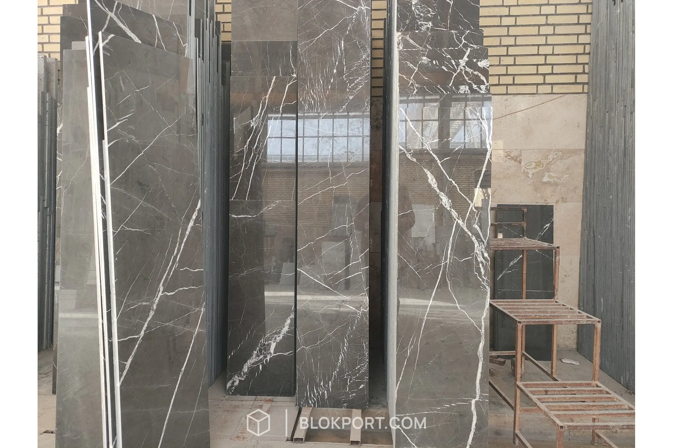 Pietra Grey Polished Marble