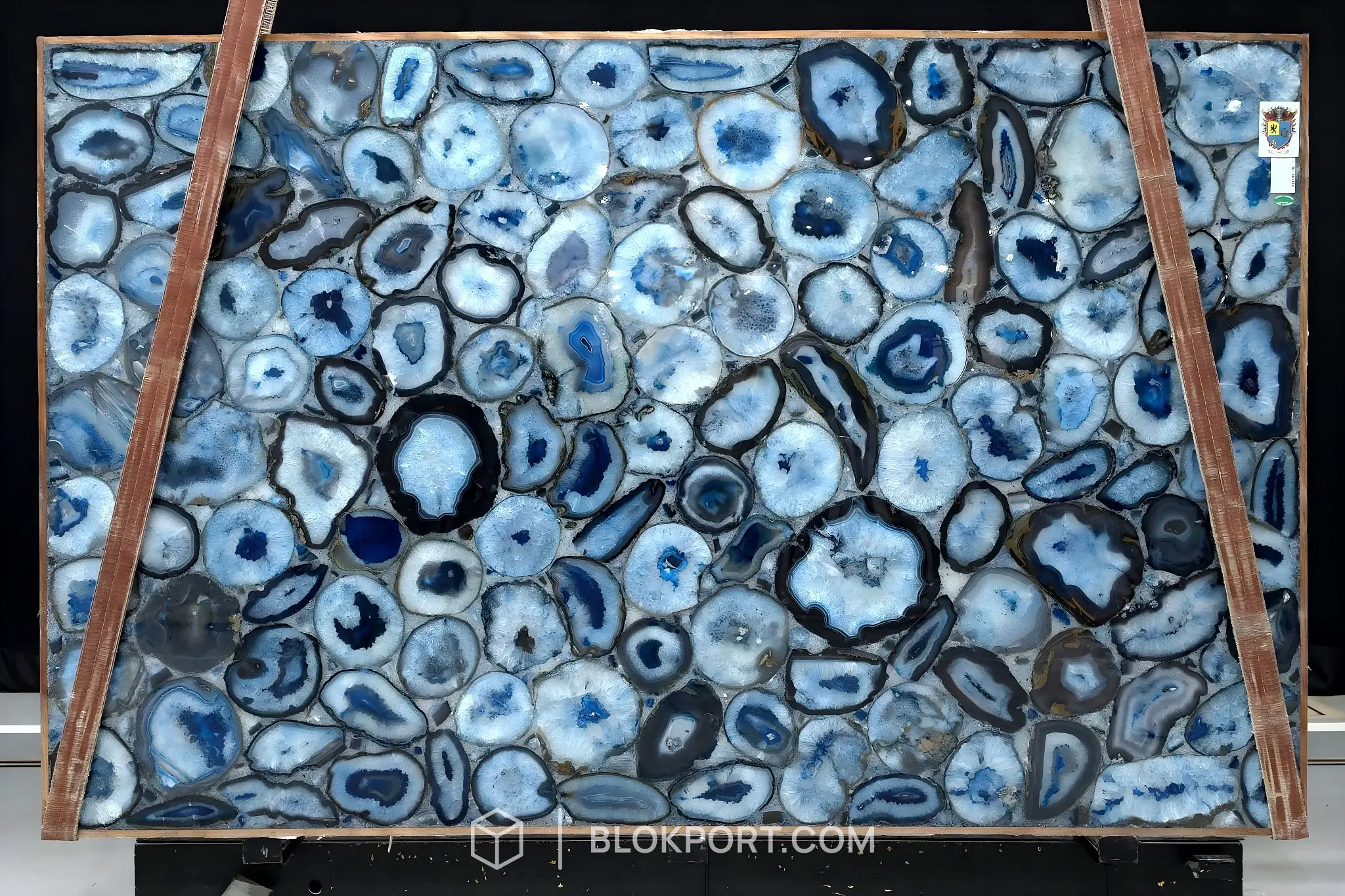 Agata Blue Lucidato Agata