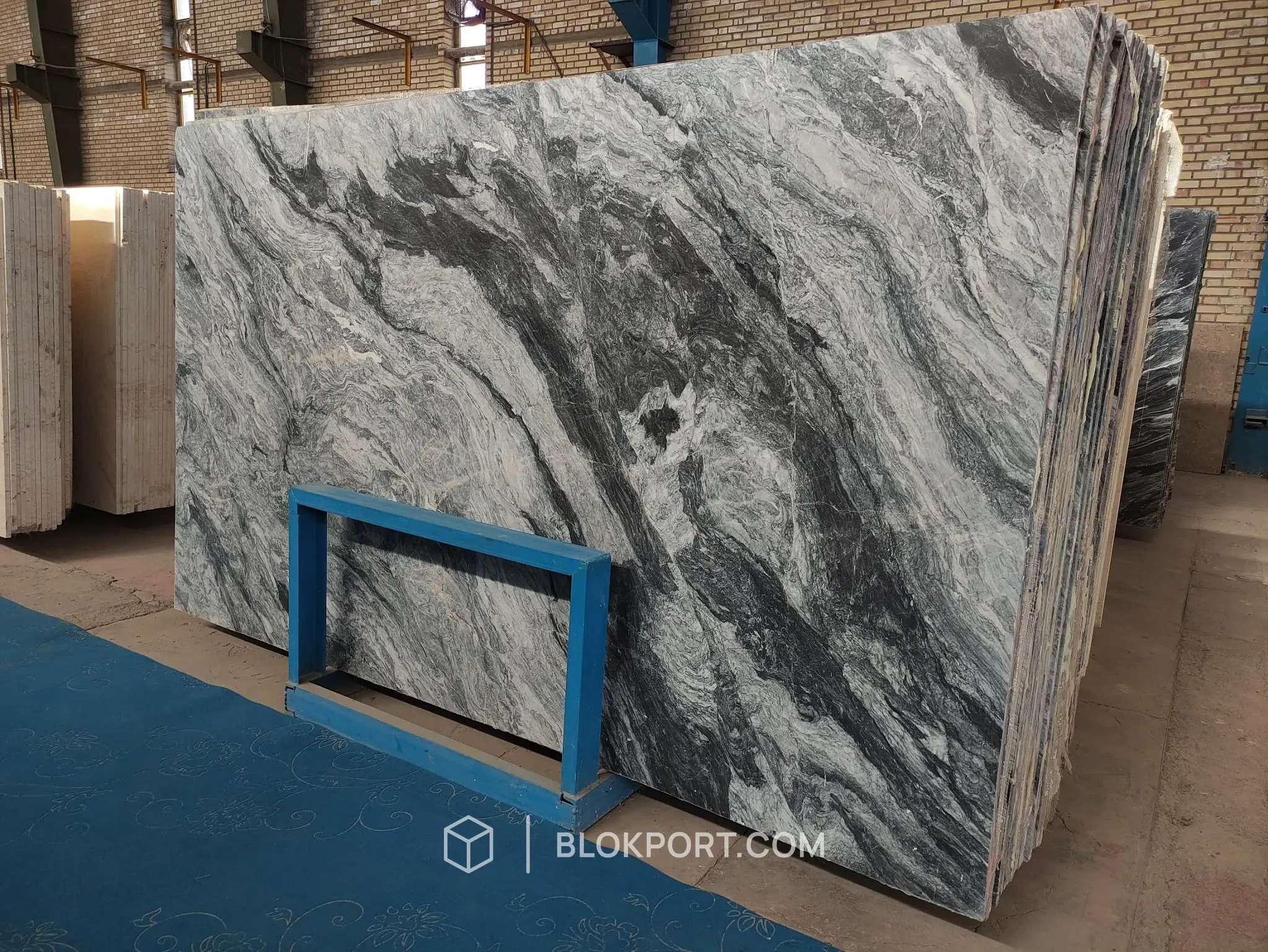 Persian Silver Wave Lucidato Marmo, foto 1 di 3