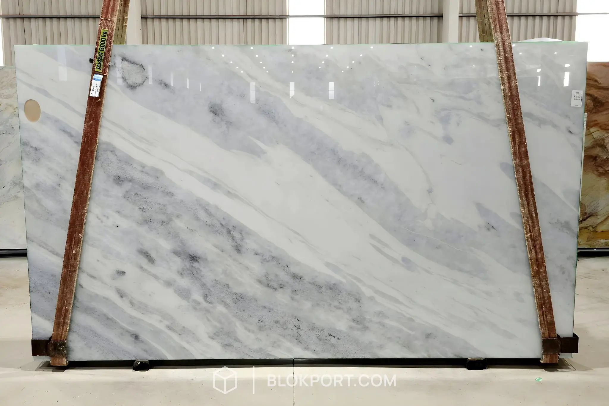 Bianco Impala Polished Marble