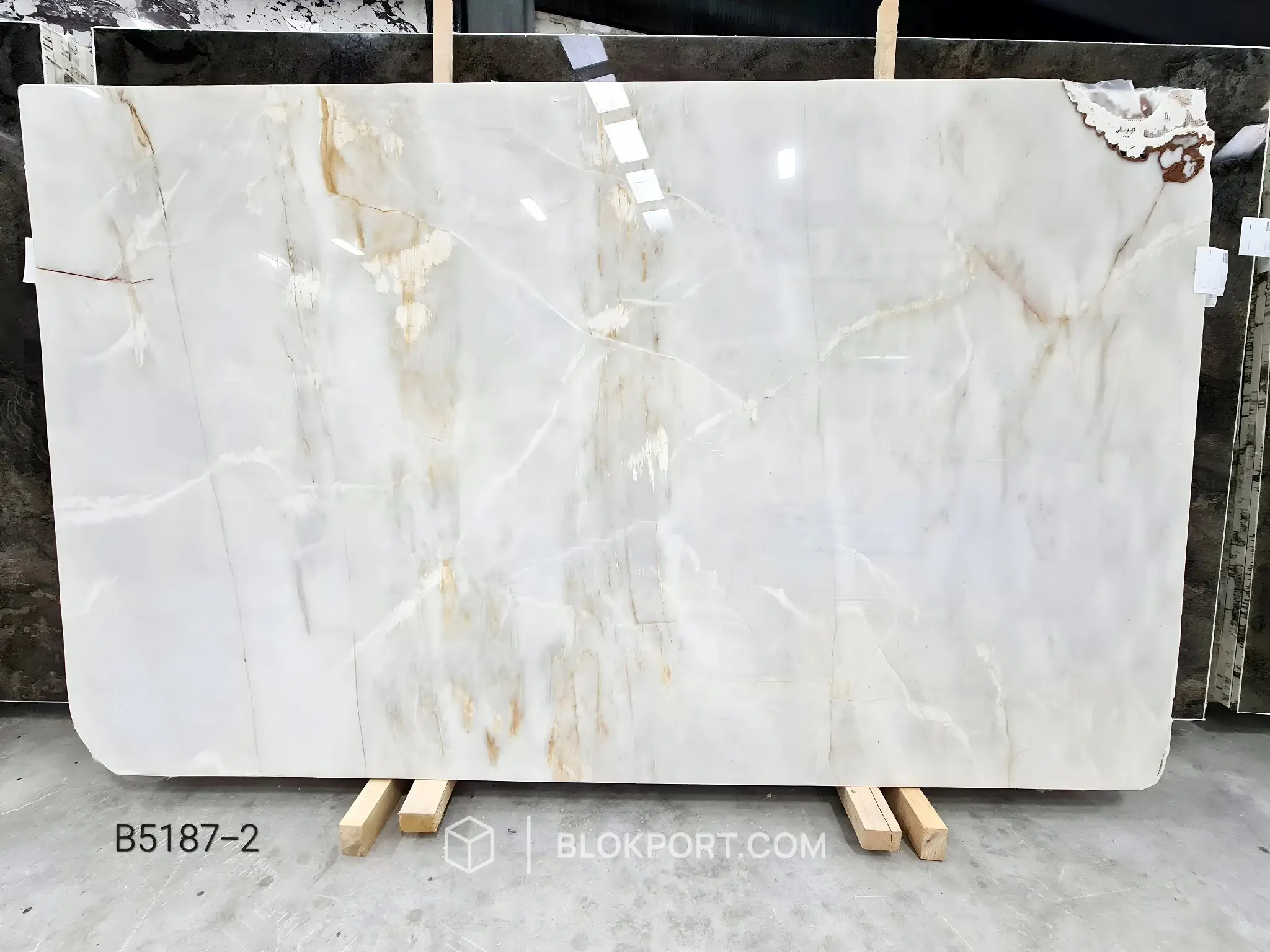 Turkish Calacatta Gold Gepolijst Marmer, foto 1 van 4