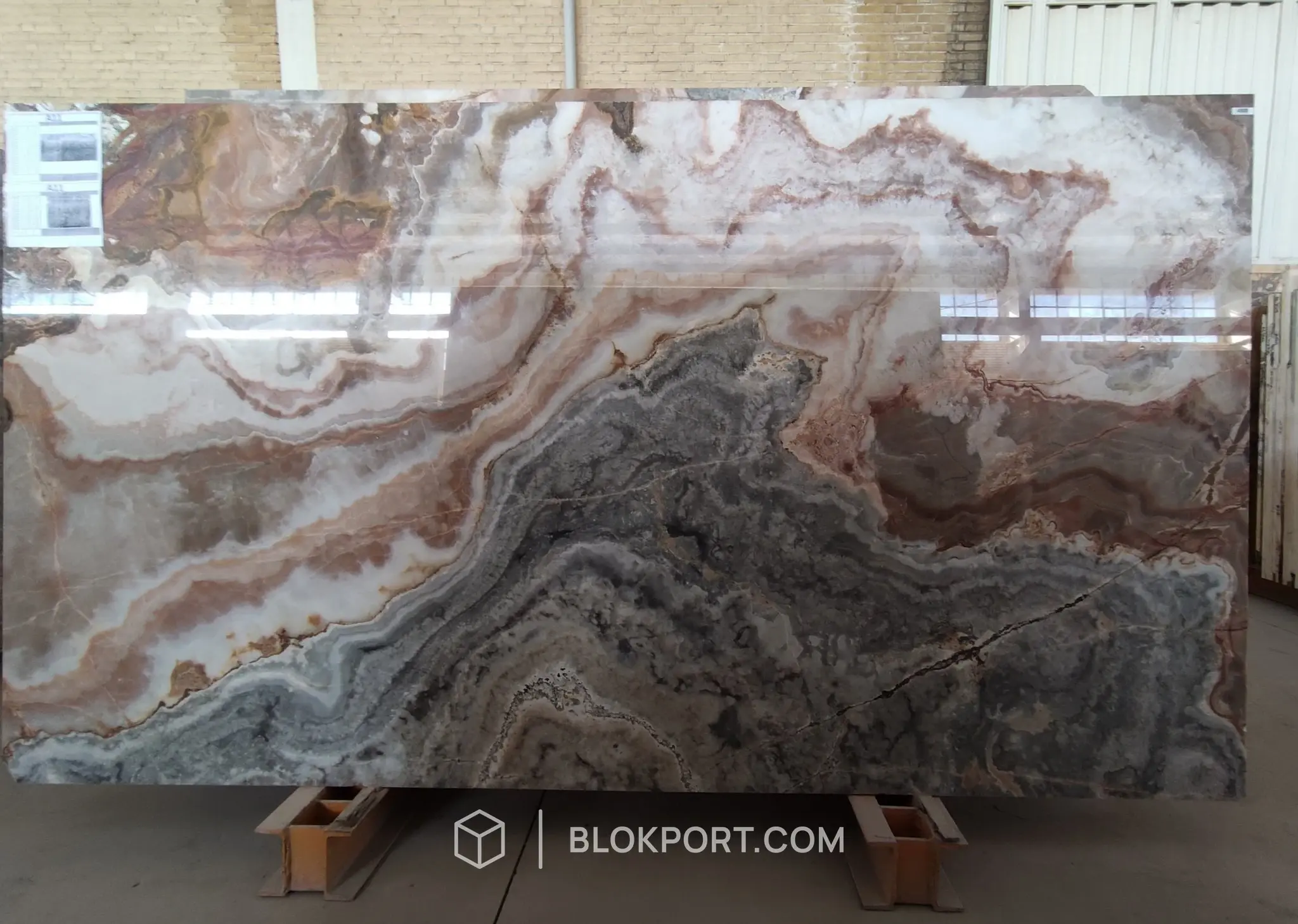 Multicolor Onyx Poliert, Foto 1 von 3